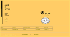 Desktop Screenshot of jettercpa.com